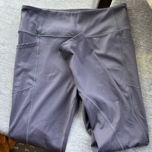 VS SPORT Gray pocket leggings